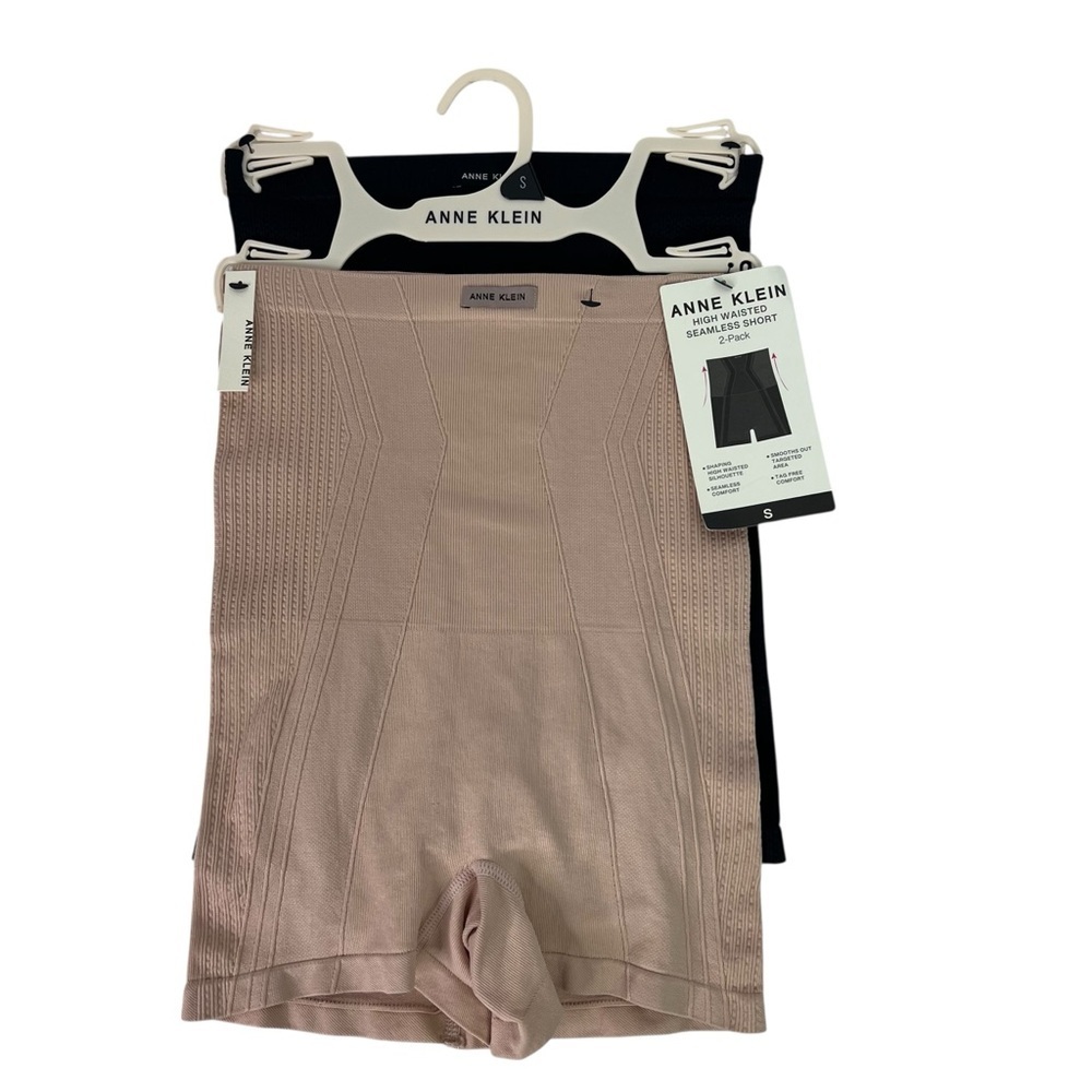 Anne Klein Women’s High-Waisted Seamless Short Pkg/2 Multi Colors Tag Free